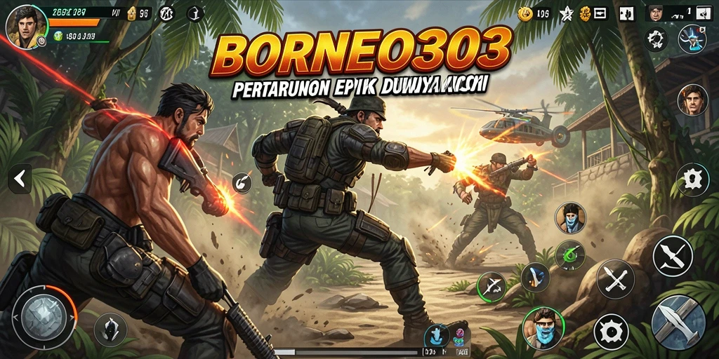 Gameplay action yang mendebarkan dalam BORNEO303.
