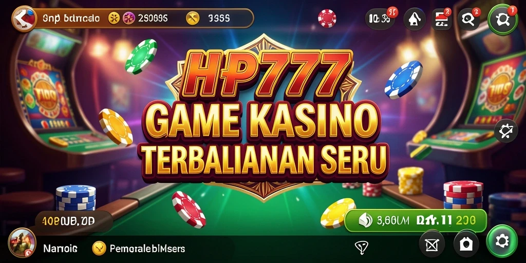 Gameplay seru HP777 dengan pengalaman kasino mendebarkan.