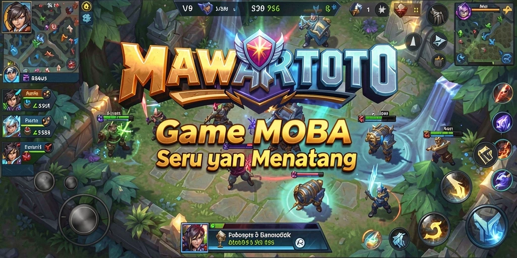 Screenshot gameplay MAWARTOTO menampilkan aksi seru pertempuran antar karakter.
