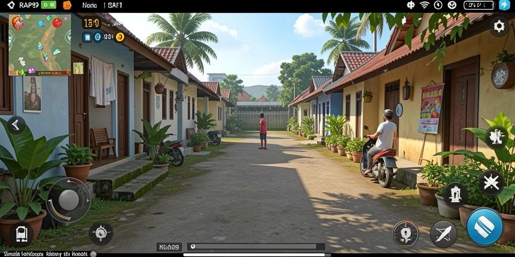 Gameplay interaktif dan menarik dari RAP89 sebagai simulasi kehidupan.