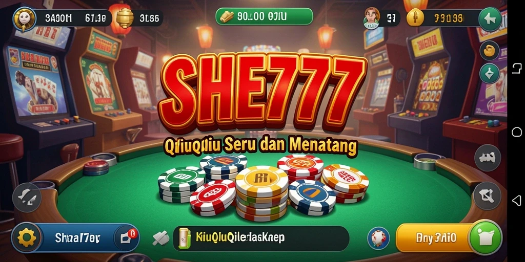 Tampilan gameplay QiuQiu yang seru dan dinamis.